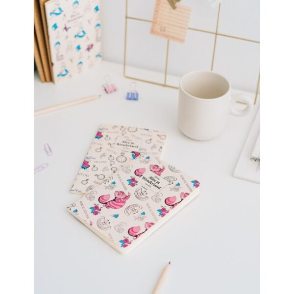 Disney Alice in Wonderland pack 3 A6 notebooks - Afbeelding 3